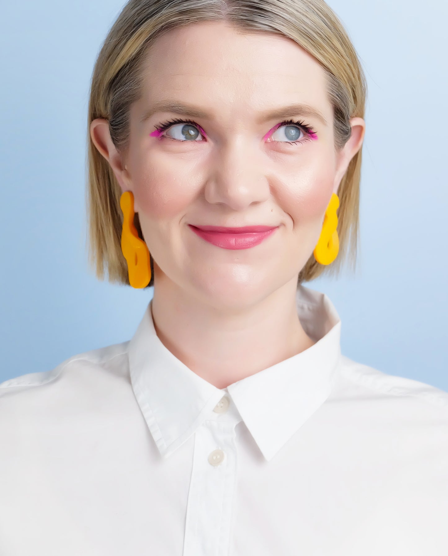 Wave Asymmetric Stud Earrings