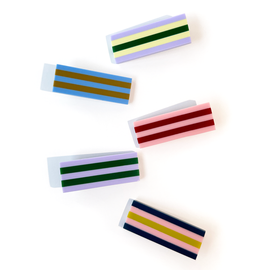Striped Hair Clip | Small