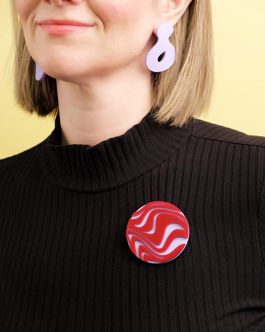 Wave Brooch