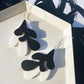 ARTIST Untitled Black & White Hoop Earrings 2