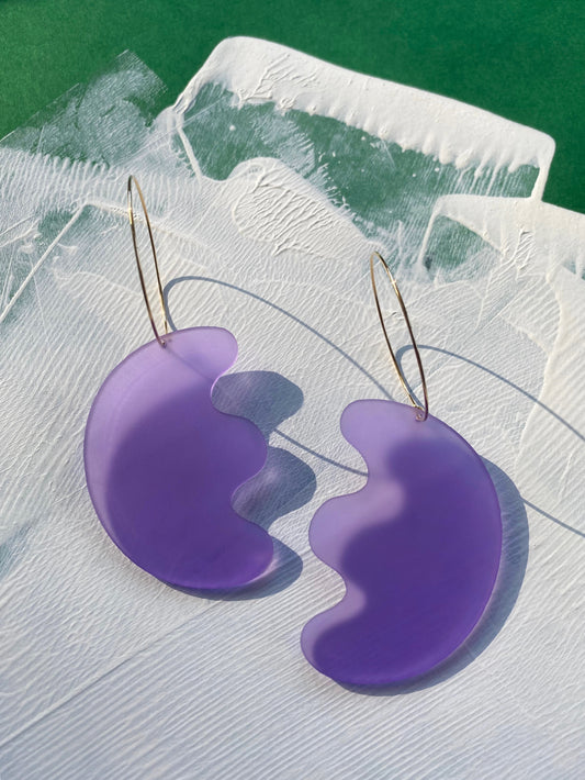 ARTIST Hoop Earrings | Lilac