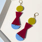 Abstract Shape Dangle Earrings