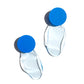 IN Waves Mismatched Studs | Transparent Blue