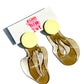 IN Waves Mismatched Studs | Transparent Bronze
