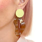 IN Waves Mismatched Studs | Transparent Bronze