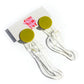 IN Waves Mismatched Studs | Transparent Yellow
