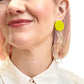 IN Waves Mismatched Studs | Transparent Yellow