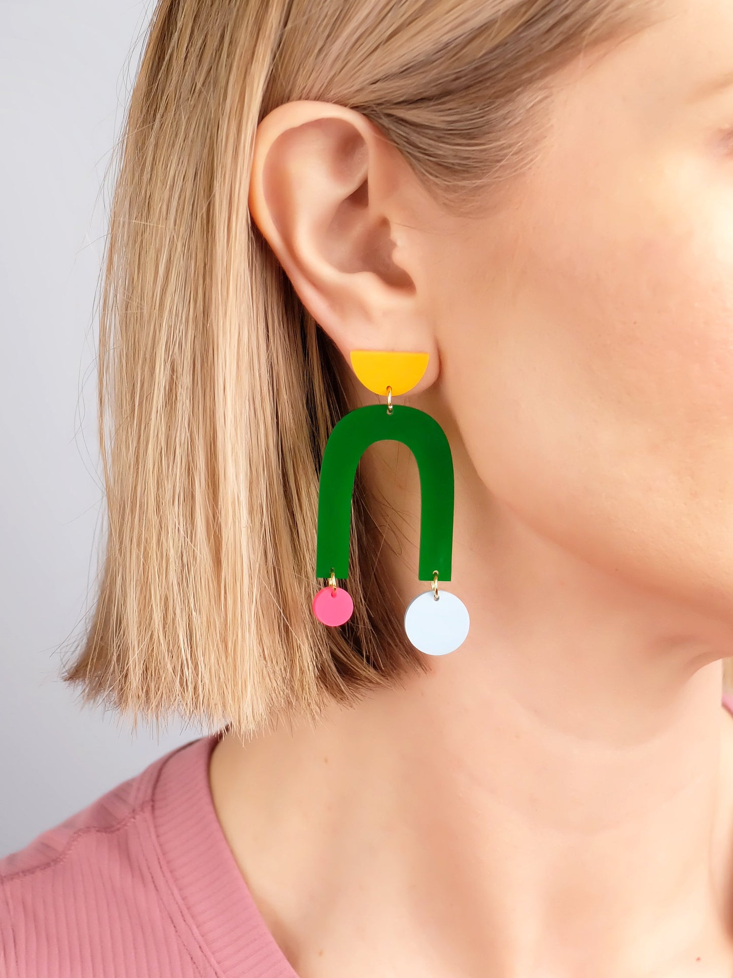 Collage Earrings