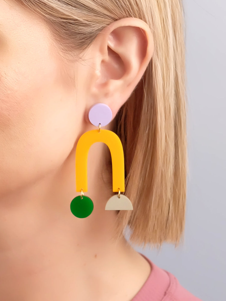 Collage Earrings