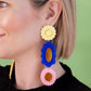 FLOURISH Mega Dangles | Blue, Pink, Yellow