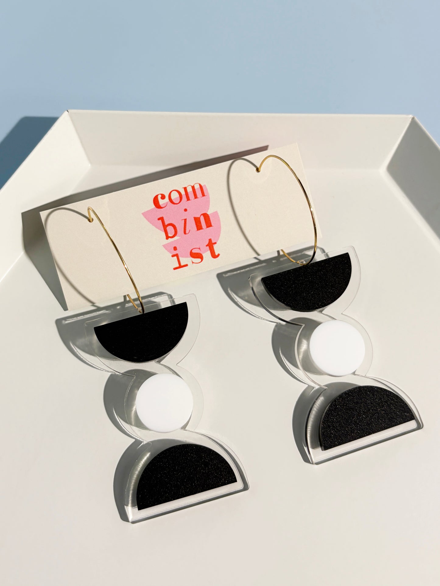 FLOATFORM Large Earrings | Gold or Silver