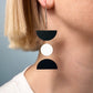 FLOATFORM Large Earrings | Gold or Silver