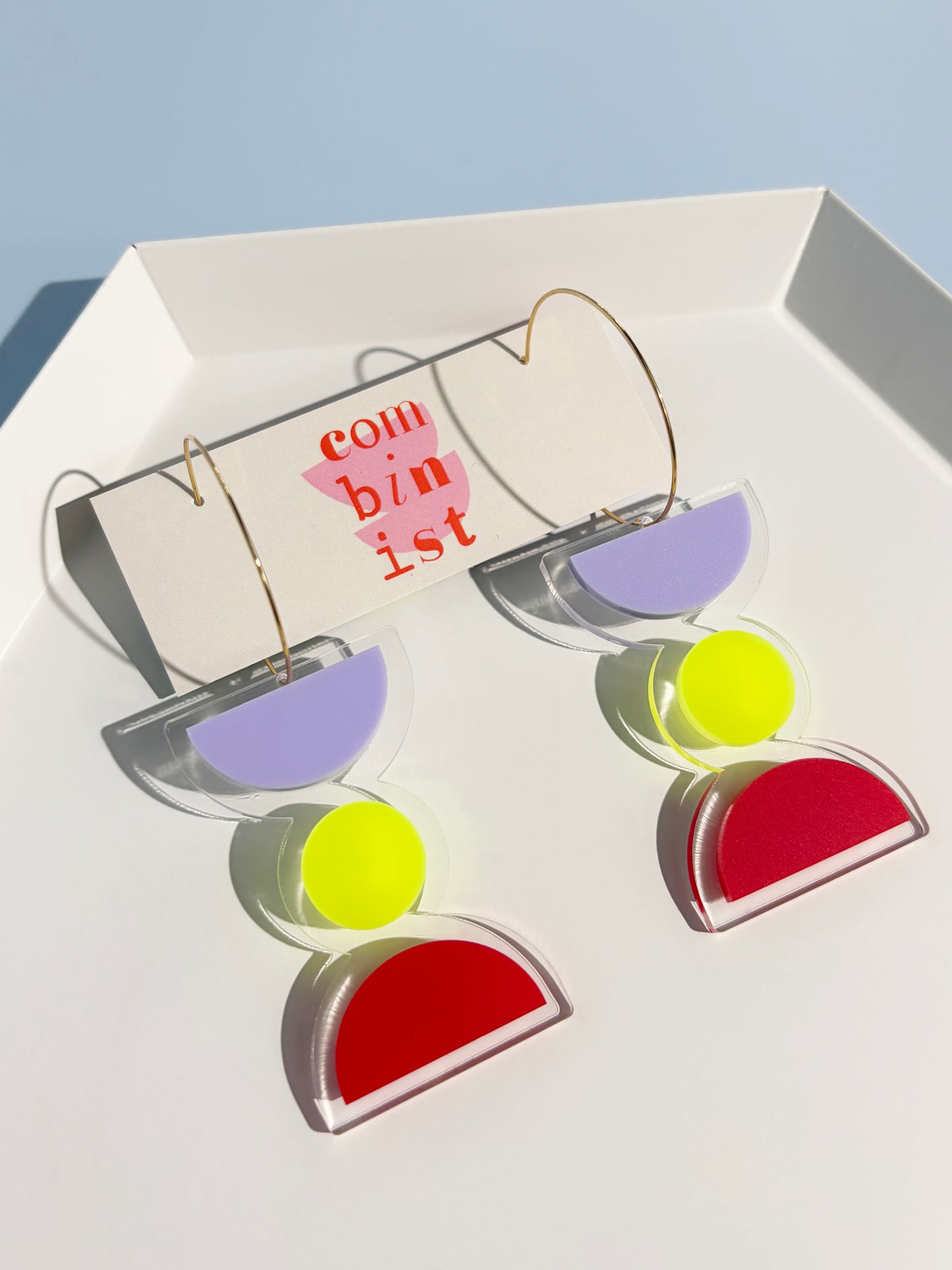 FLOATFORM Large Earrings | Gold or Silver