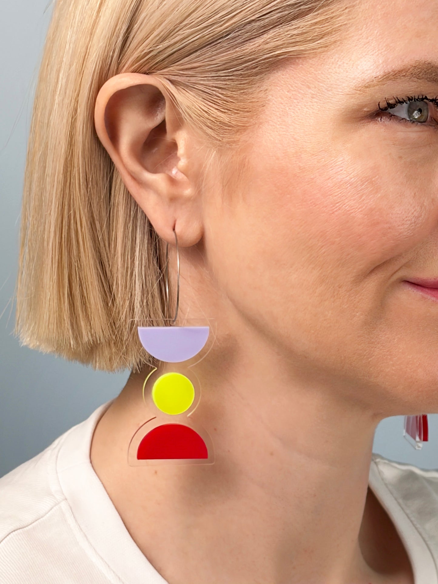 FLOATFORM Large Earrings | Gold or Silver