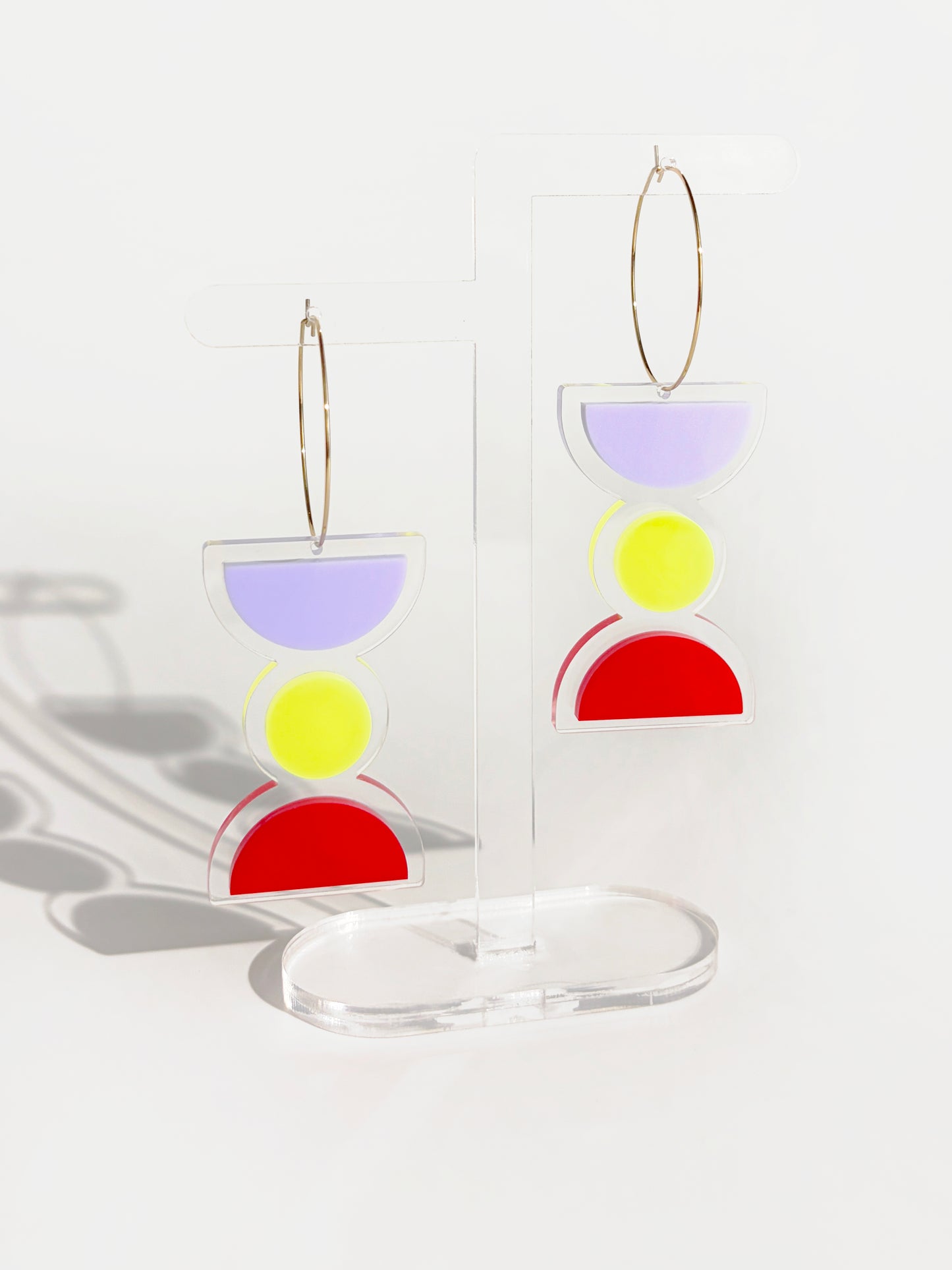 FLOATFORM Large Earrings | Gold or Silver