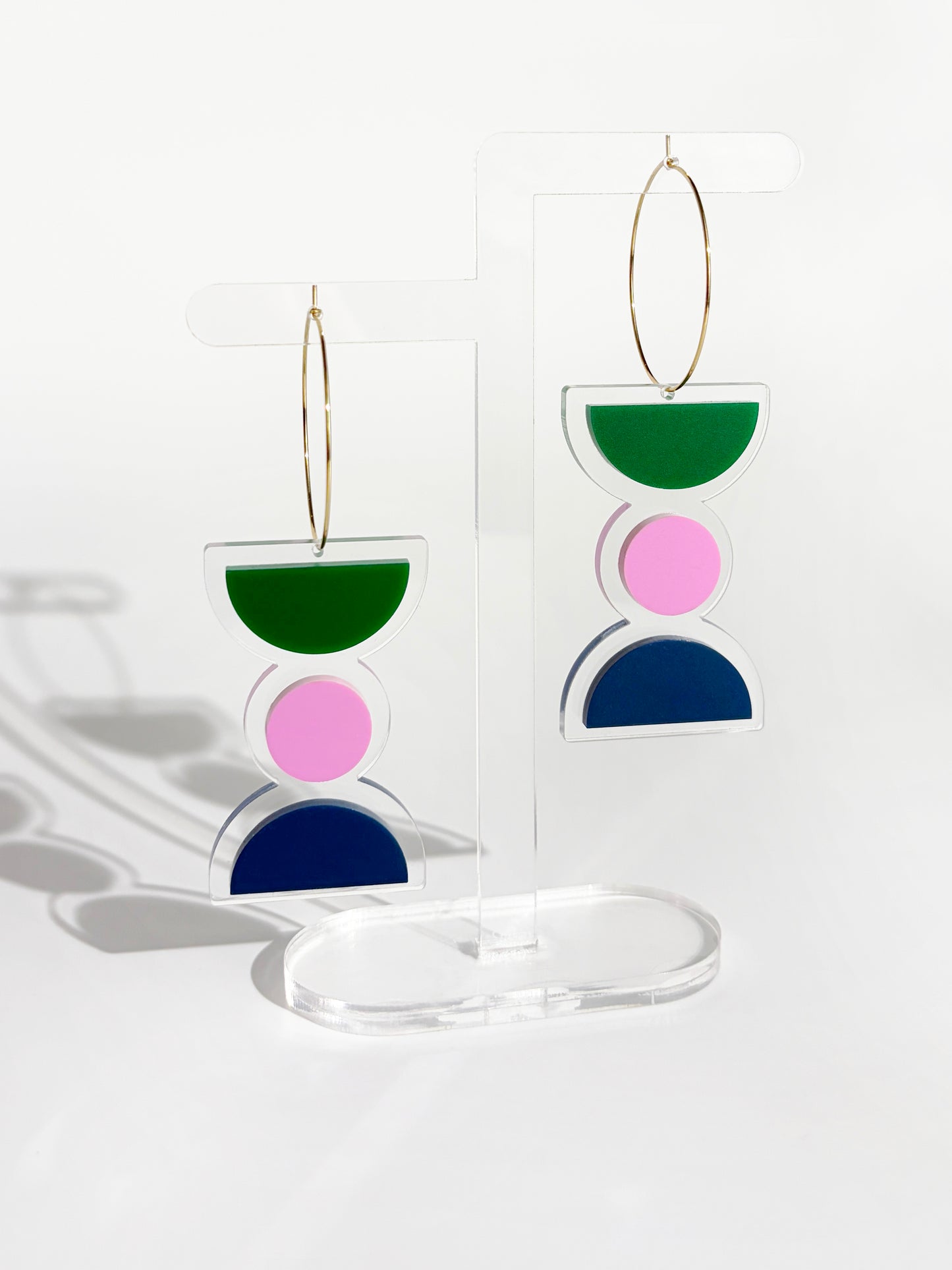 FLOATFORM Large Earrings | Gold or Silver