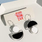 FLOATFORM Small Mismatched Earrings | Gold or Silver