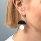 FLOATFORM Small Mismatched Earrings | Gold or Silver