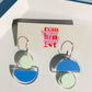 FLOATFORM Small Mismatched Earrings | Gold or Silver