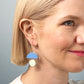 FLOATFORM Small Mismatched Earrings | Gold or Silver