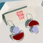 FLOATFORM Small Mismatched Earrings | Gold or Silver