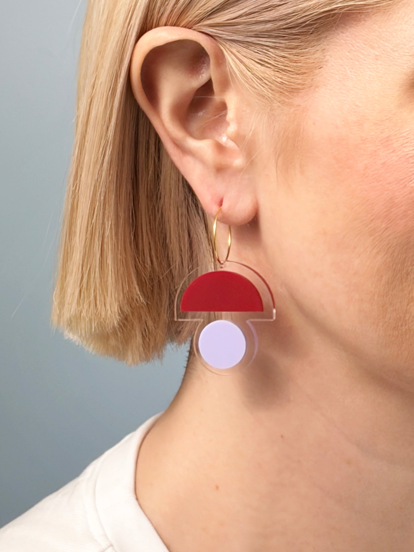 FLOATFORM Small Mismatched Earrings | Gold or Silver