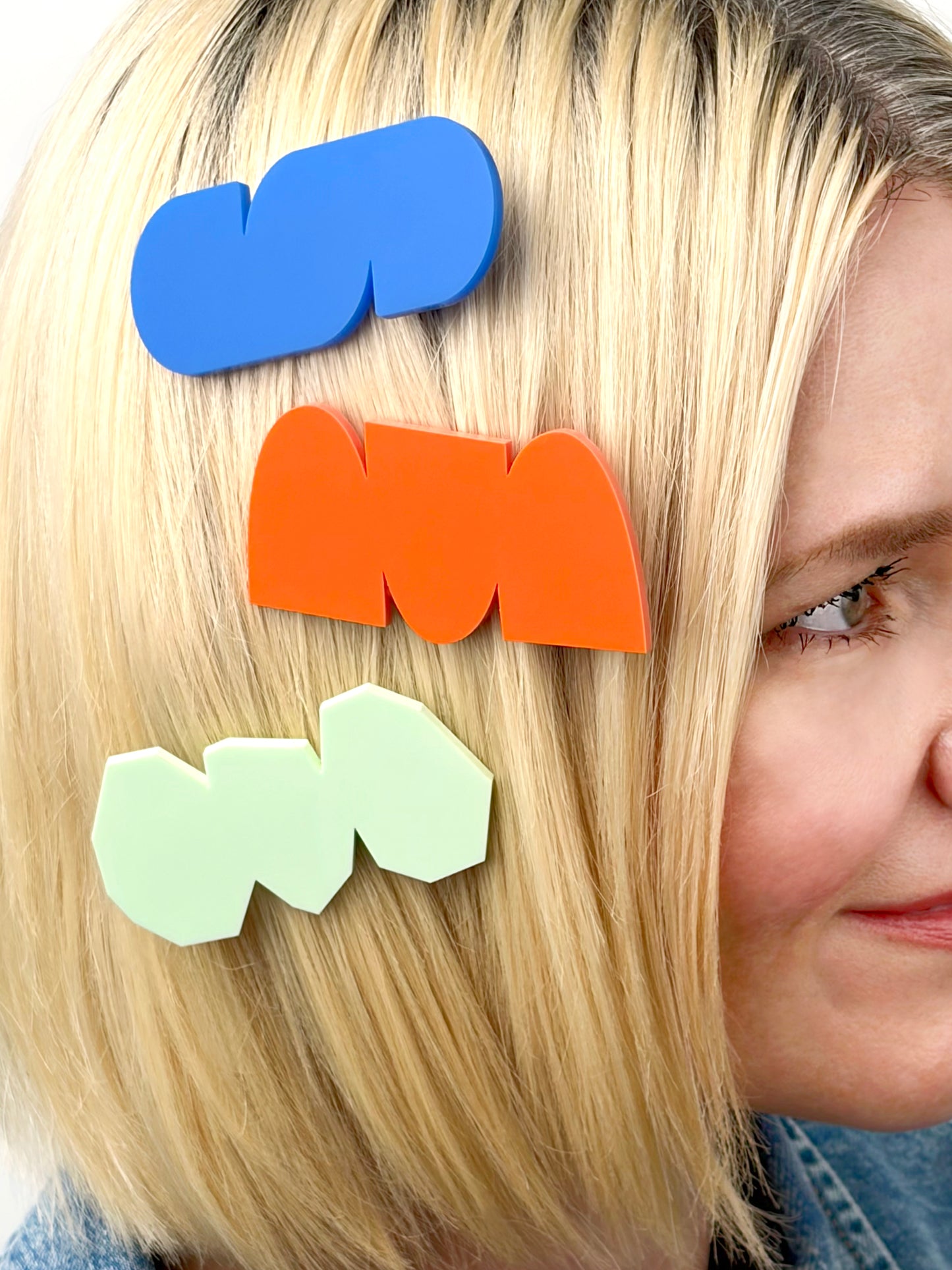 MOD POP Hair Clip | Blue