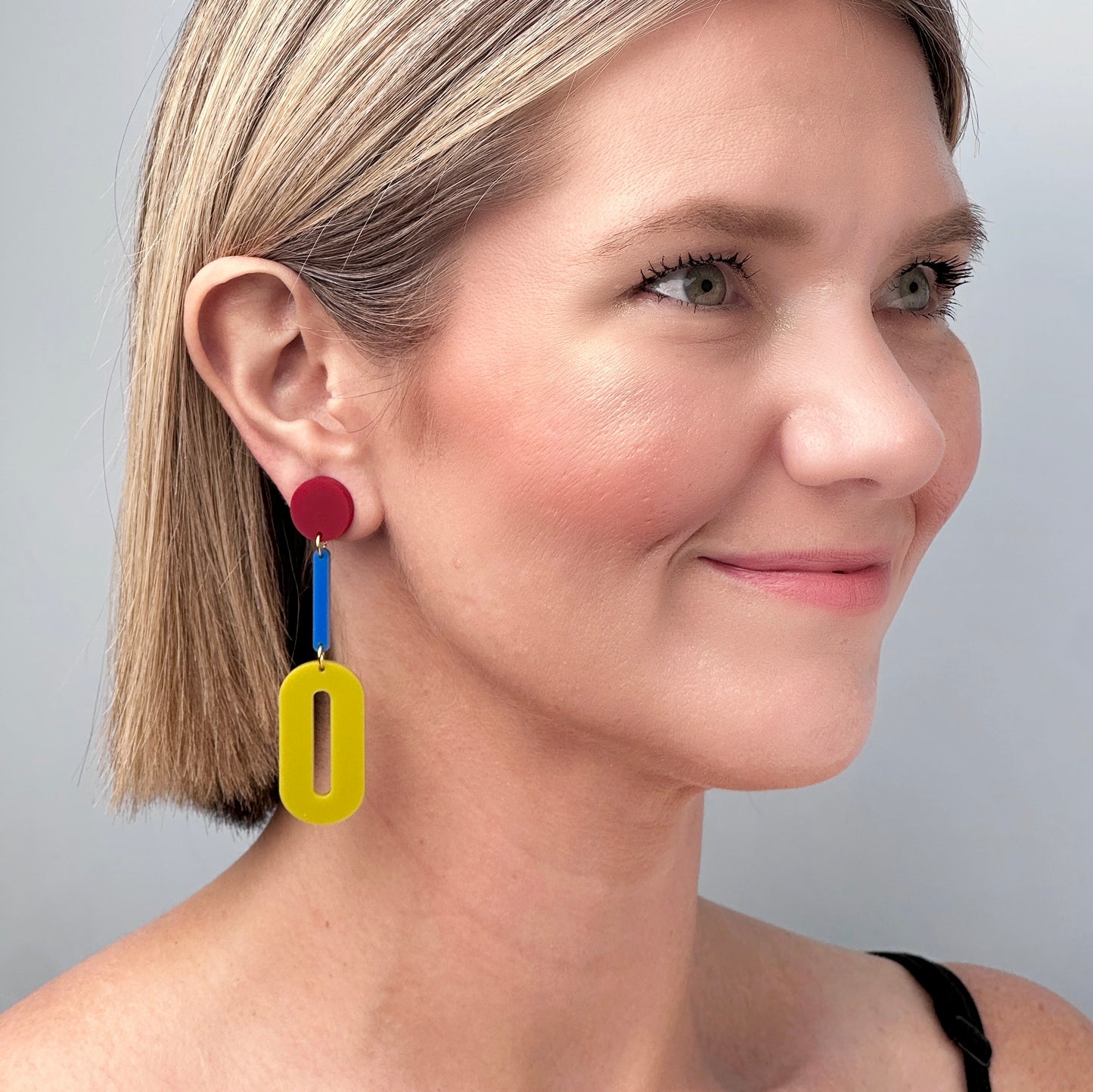 Oval Drop Earrings