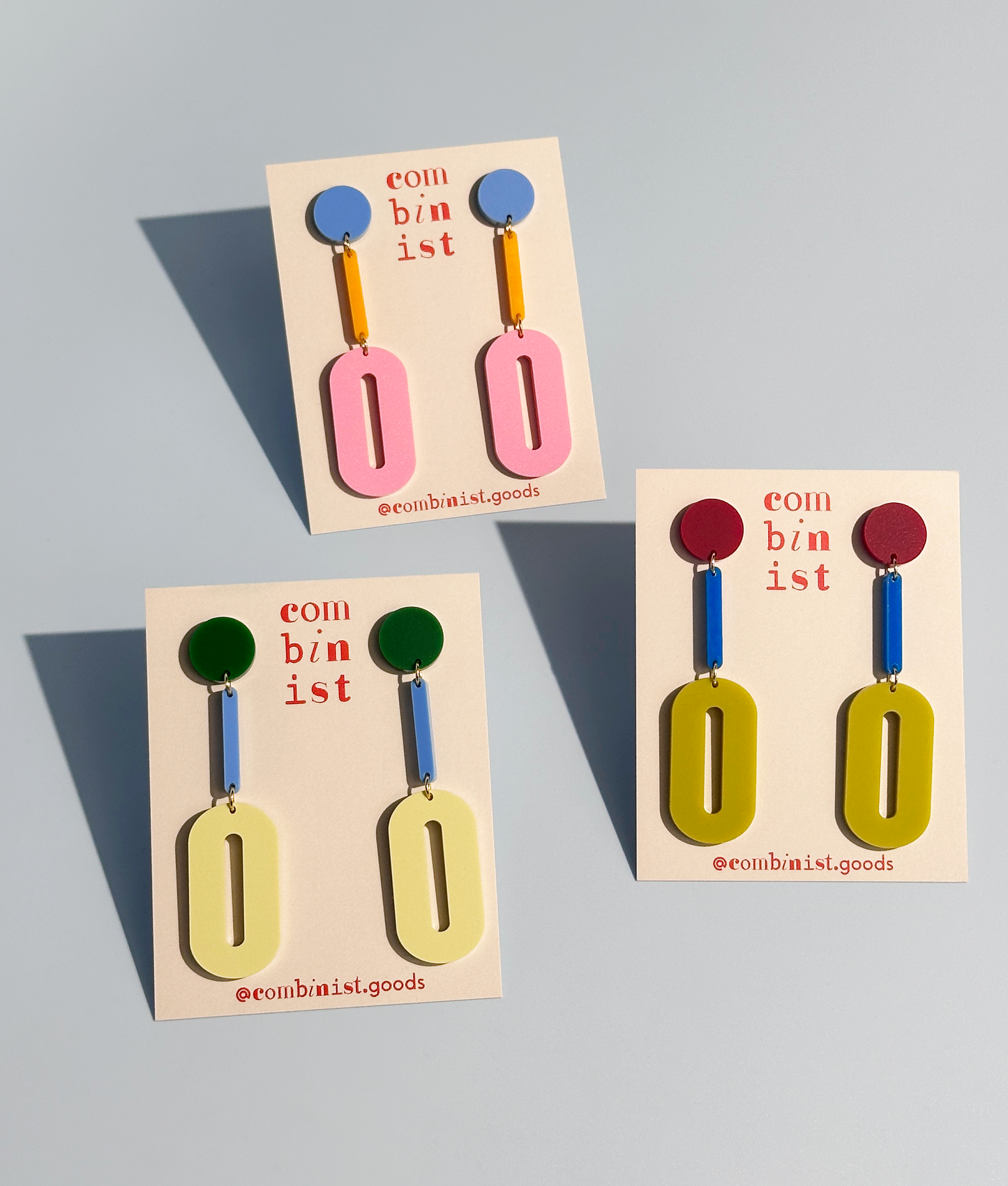 Oval Drop Earrings