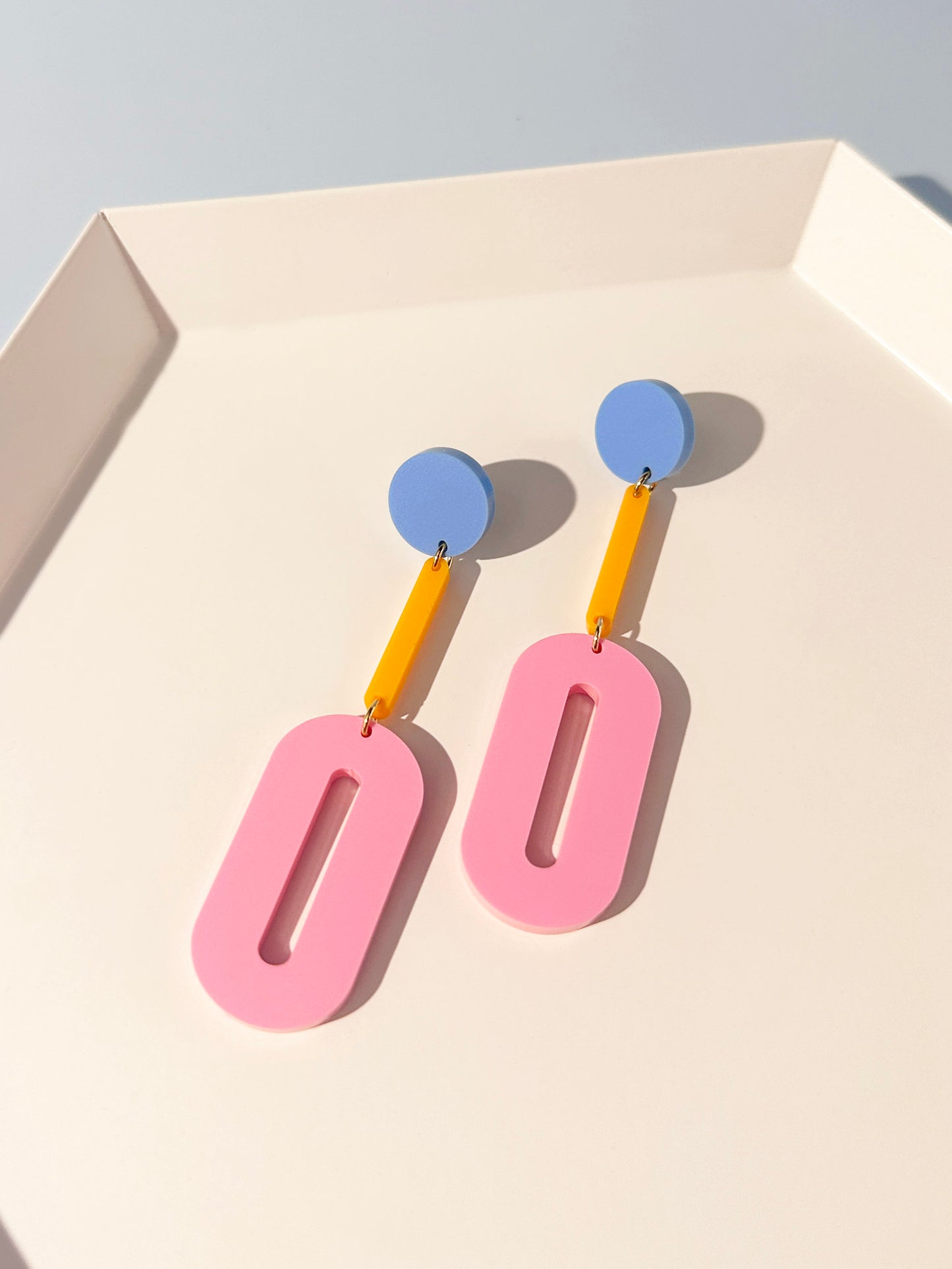 Oval Drop Earrings