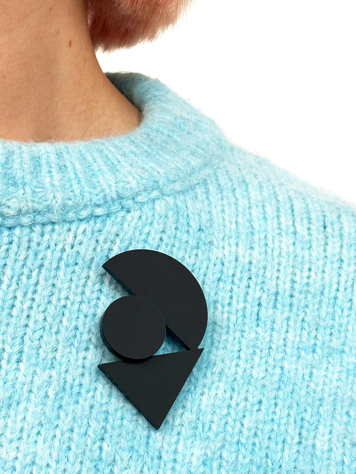 Shape Stack Brooch