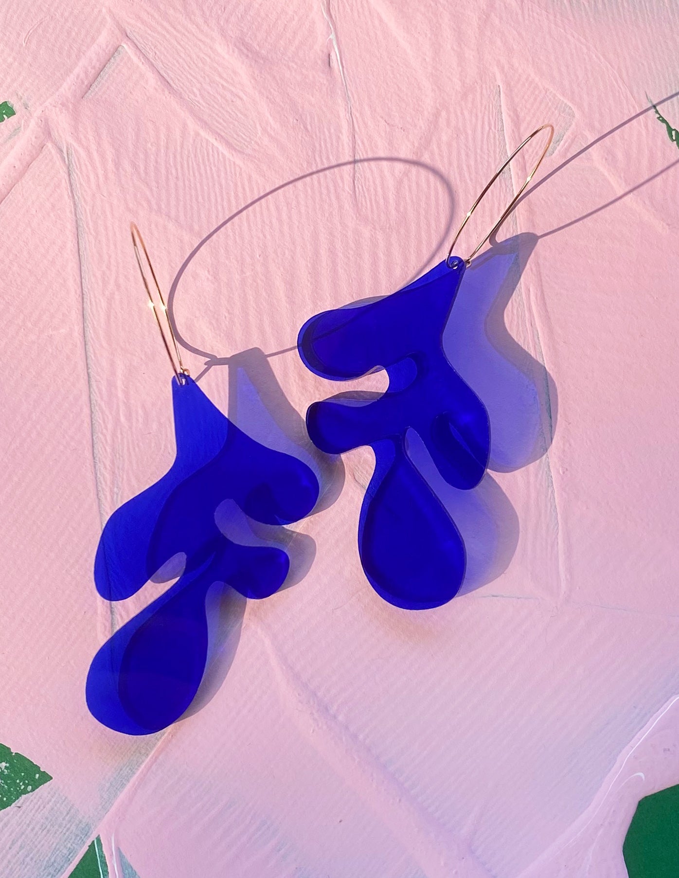 ARTIST Hoop Earrings | Blue