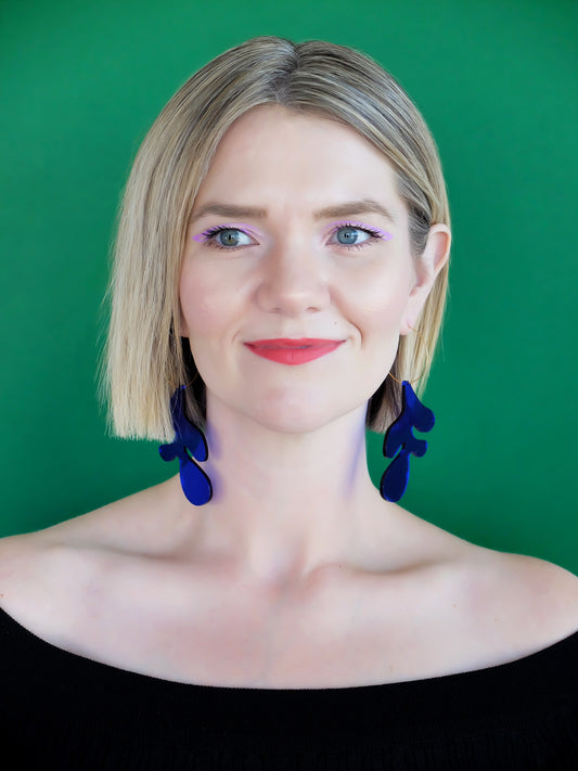 ARTIST Hoop Earrings | Blue